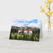 Papa Gefeliciteerd, Stanley Hotel, Colorado Kaart (Gele Bloem)