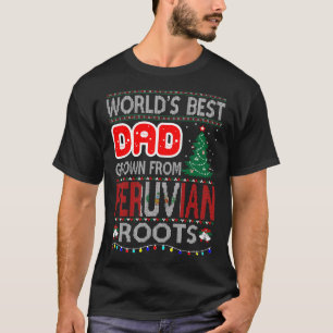 Papa Gekweekte Peruaanse Roots Kerst Lelijke trui T-shirt