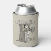 Papa gelooft in mogelijkheden blikjeskoeler (Blikje Voorkant)