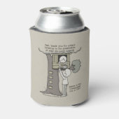 Papa gelooft in mogelijkheden blikjeskoeler (Blikje Achterkant)