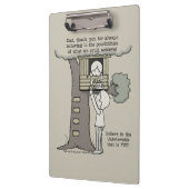 Papa gelooft in mogelijkheden klembord (Links)