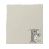 Papa gelooft in mogelijkheden notitieblok (Voorkant)