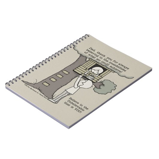 Papa gelooft in mogelijkheden notitieboek (Linkerzijde)