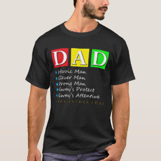 PAPA GELUKKIGE VADER DAG grappig T-shirt