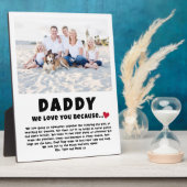 Papa Gepersonaliseerd Fotocadeau van Kinder Fotoplaat (Zijkant)
