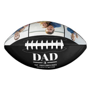 Papa Geschat Jaar Naam Nummer 3 Foto Vet Lettertyp American Football