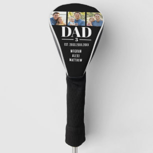 Papa Geschat Jaar Naam Nummer Vet Lettertype 3 Fot Golfheadcover
