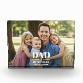 Papa Geschat Jaar Naam Nummer Vet Lettertype Foto (Voorkant)