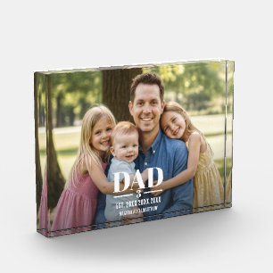 Papa Geschat Jaar Naam Nummer Vet Lettertype Foto