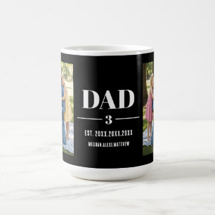 Papa Geschat jaar naam nummer vet lettertype foto Koffiemok