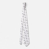 Papa gespeld in Muzieknoten Stropdas (Achterkant)