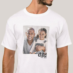 Papa Gesticht Gepersonaliseerde Foto T-shirt