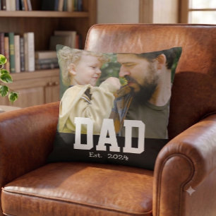 Papa Gesticht Moderne Vetgedrukte Tekst Kussen