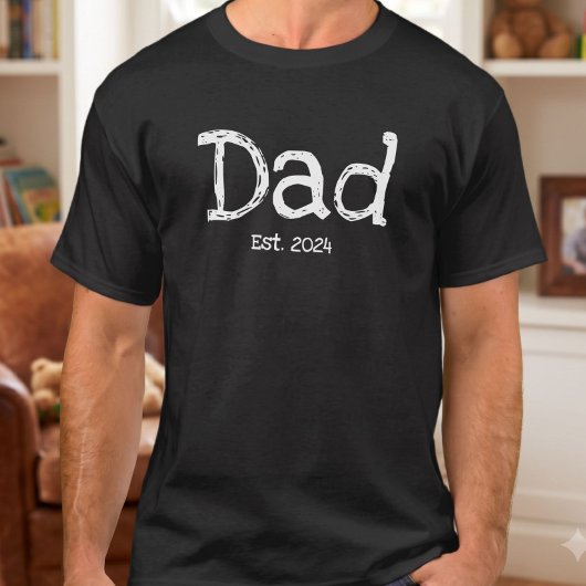Papa Gesticht Vet Wit Tekst Zwart T-shirt