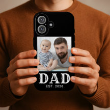Papa Gevestigde Typografie Foto Zwart