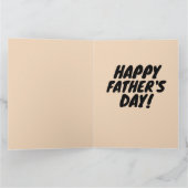 PAPA GEWELDIGE SAUS VADERDAG GROOT WENSKAART KAART (Binnen)