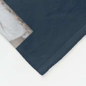 Papa Gewoon de beste foto collage gepersonaliseerd Fleece Deken (Hoek)