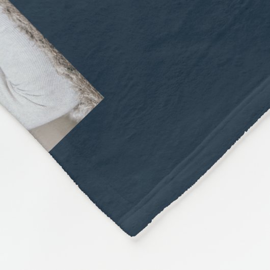 Papa Gewoon de beste foto collage gepersonaliseerd Fleece Deken (Hoek)