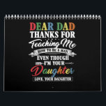 Papa Gift |Beste Bedankt van papa voor het onderwi Kalender<br><div class="desc">Papa Gift | Beste Bedankt van papa voor het onderwijzen van mijn dochter!!</div>