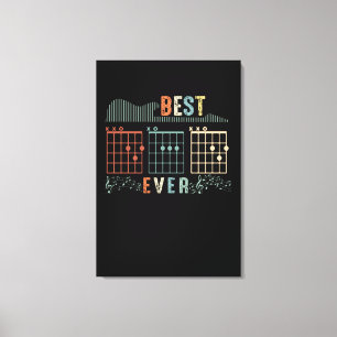 Papa Gift Beste pap ooit cadeauidee Canvas Afdruk