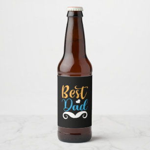 Papa Gift Beste papa Bier Etiket
