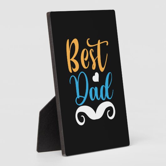 Papa Gift Beste papa Fotoplaat (Zijkant)