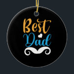 Papa Gift Beste papa Keramisch Ornament<br><div class="desc">Papa Gift Beste papa</div>