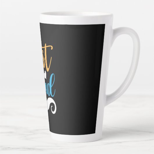 Papa Gift Beste papa Latte Mok (Rechts)