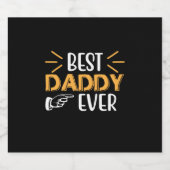 Papa Gift Beste papa ooit Bier Etiket (Enkel label)