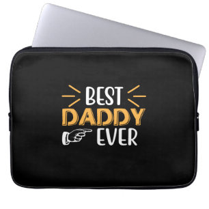 Papa Gift Beste papa ooit Laptop Sleeve
