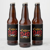 Papa Gift Coffee Pap Beer Herhaal Bier Etiket (Flessen)