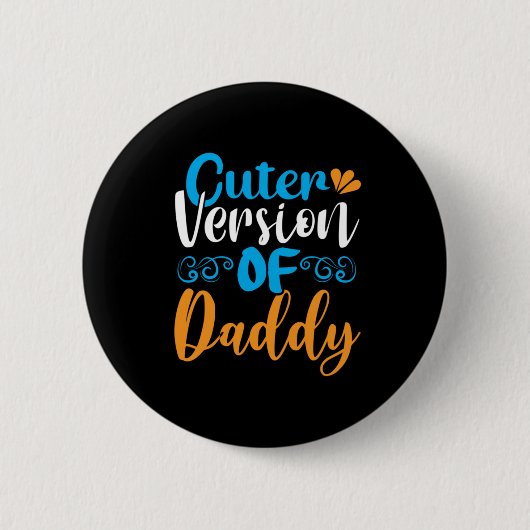 Papa Gift Cuter versie van papa Ronde Button 5,7 Cm (Voorkant)