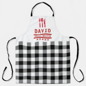 Papa Gift Grill Master BBQ Pset Vaderdag Schort (Voorkant)