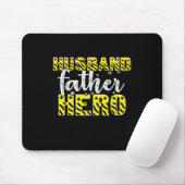 papa Gift Husband vader Hero Muismat (Met muis)