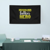 papa Gift Husband vader Hero Spandoek (Beurs)