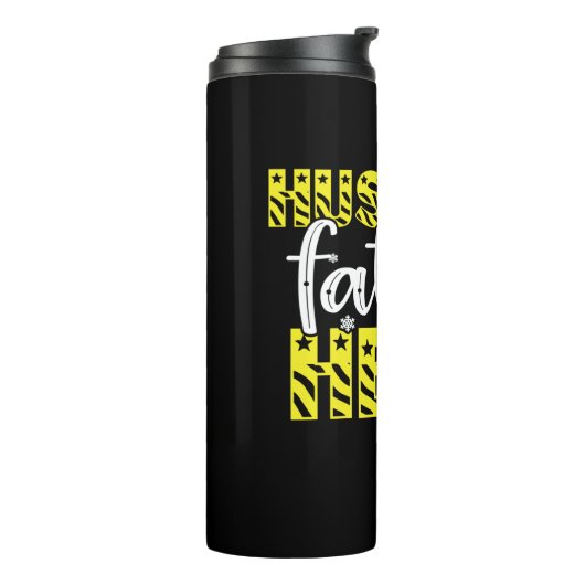 papa Gift Husband vader Hero Thermosbeker (Gedraaid links)