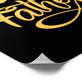 Papa Gift I Love My Father Poster (Hoek)