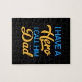 Papa Gift ik noem hem pap Legpuzzel (Horizontaal)