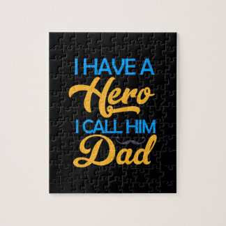 Papa Gift ik noem hem pap Legpuzzel