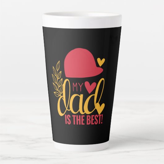 Papa Gift mijn vader is het beste Latte Mok (Voorkant)
