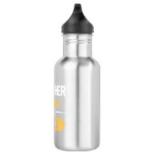Papa Gift Mijn vader Mijn Hero Waterfles (Rechts)