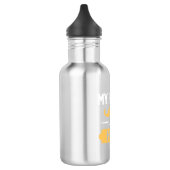 Papa Gift Mijn vader Mijn Hero Waterfles (Links)