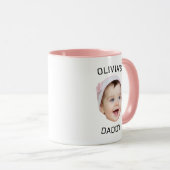 Papa Gift Mok, Gepersonaliseerde Gezicht Mok, Aang Mok (Voorkant rechts)