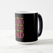 Papa Gift My Hero Friend Dad Magische Mok (Voorkant rechts)