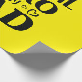 Papa Gift My Real Hero is mijn Hero Cadeaupapier (Hoek)