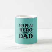 Papa Gift My Real Hero is mijn Hero Magische Mok (Center)
