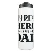 Papa Gift My Real Hero is mijn Hero Thermosbeker (Voorkant)