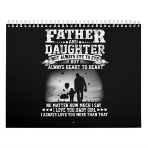 Papa Gift Oogoog voor vader en dochter, samen me Kalender