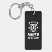 Papa Gift Pap en Pawpaw, ik gooi ze op Sleutelhanger (Voorkant Links)