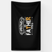 Papa Gift Proud Vader Spandoek (Verticaal)